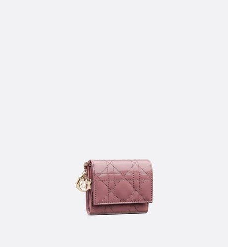 dior small leather good|lady Dior wallet price.